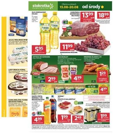 Stokrotka - Stokrotka Supermarket akcijų leidinys 2025-08-13 – 2025-08-20