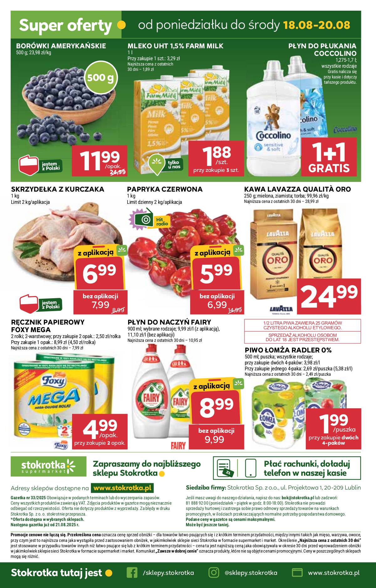 Stokrotka - Stokrotka Supermarket akcijų leidinys 39 puslapis