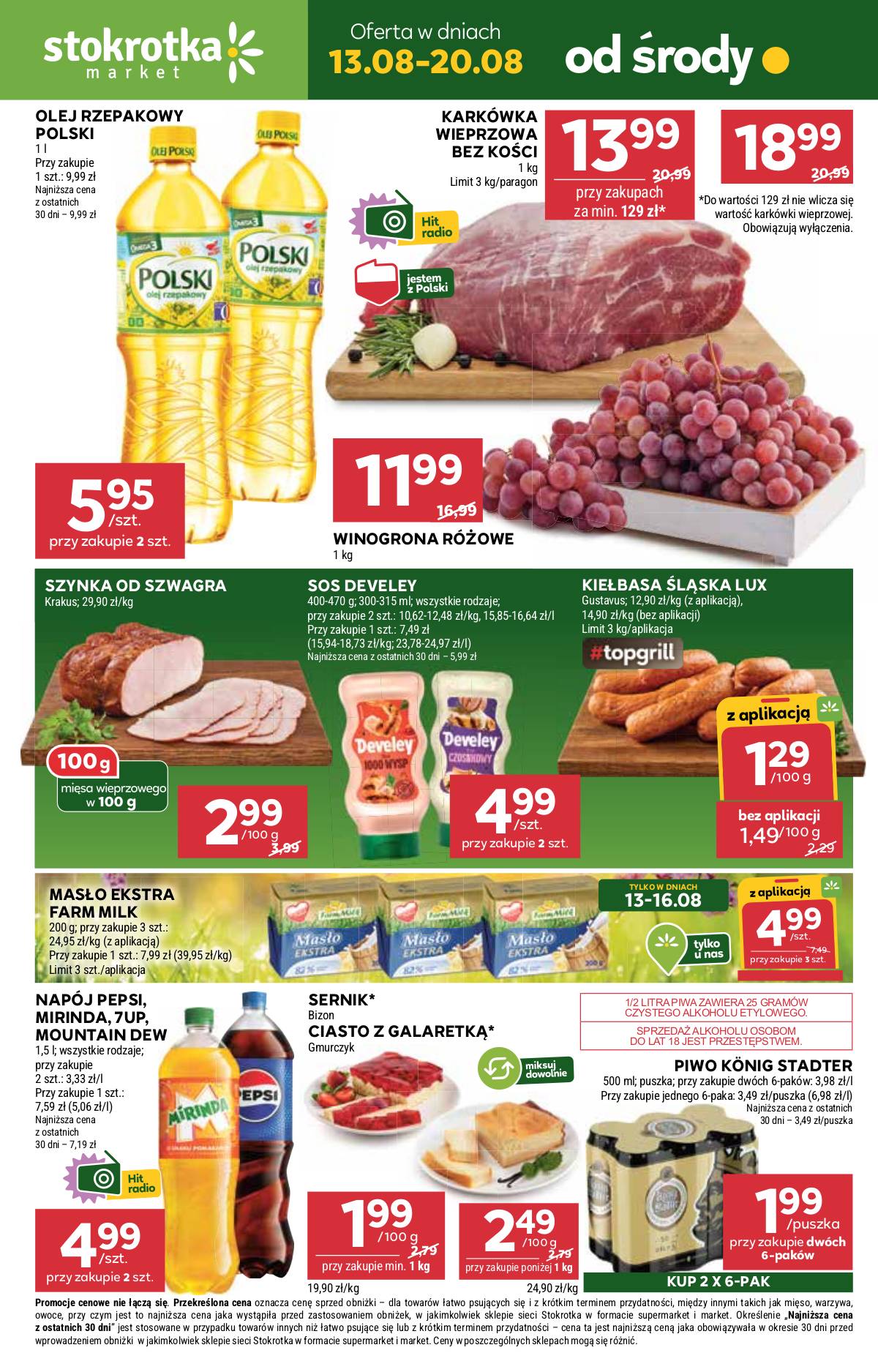 Stokrotka - Stokrotka Market akcijų leidinys 1 puslapis