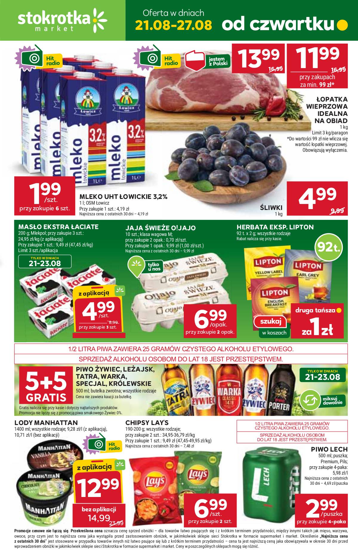 Stokrotka - Stokrotka Market akcijų leidinys 1 puslapis