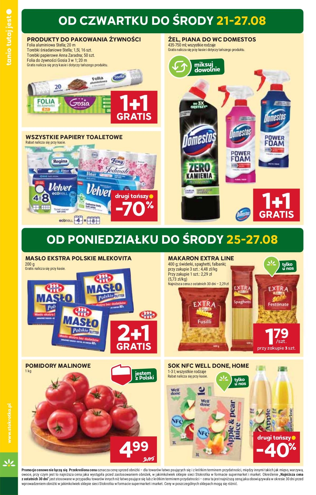 Stokrotka - Stokrotka Supermarket akcijų leidinys 4 puslapis