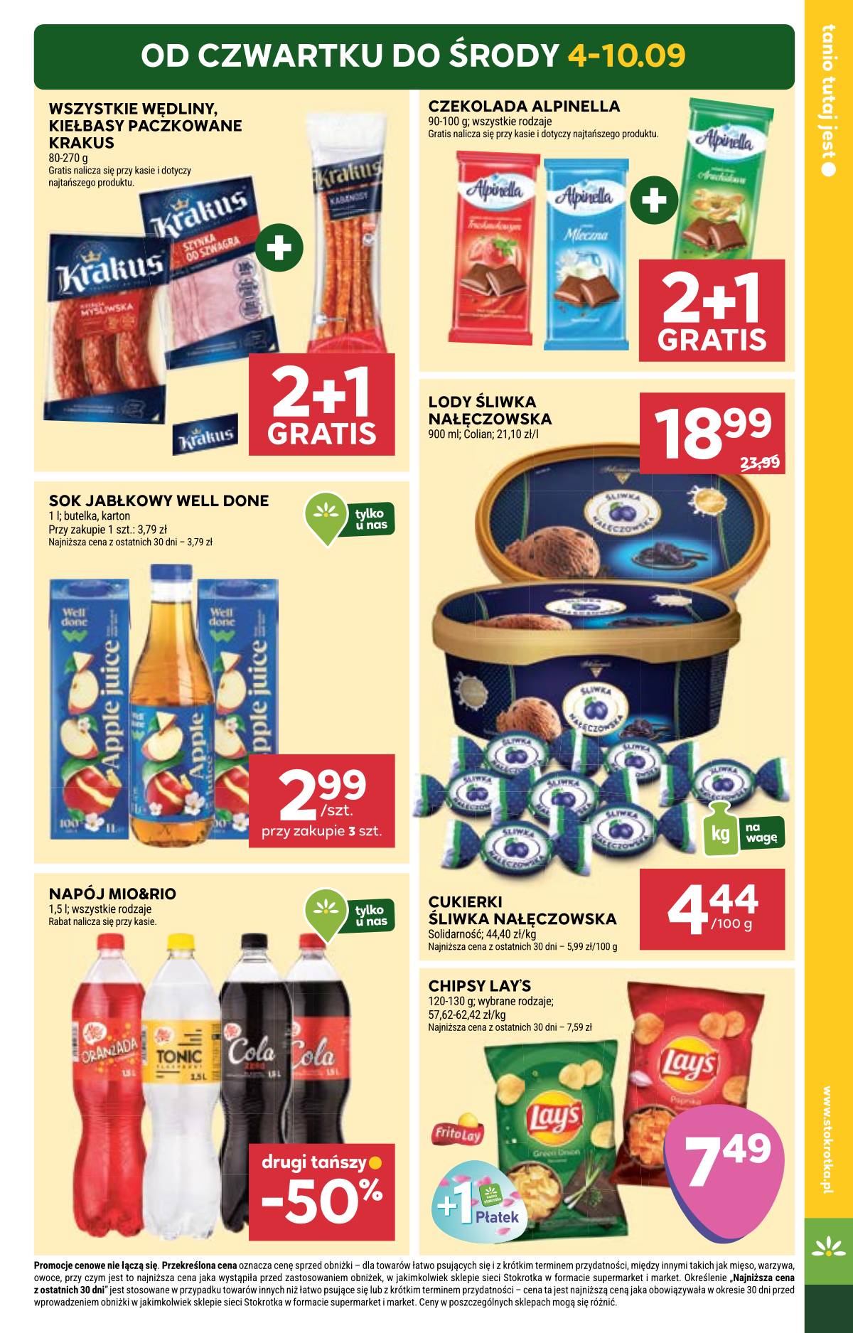 Stokrotka - Stokrotka Supermarket akcijų leidinys 3 puslapis