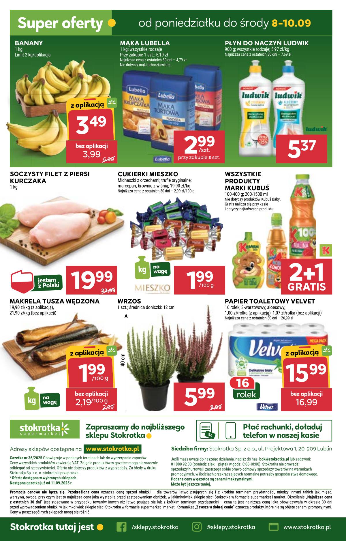 Stokrotka - Stokrotka Supermarket akcijų leidinys 42 puslapis