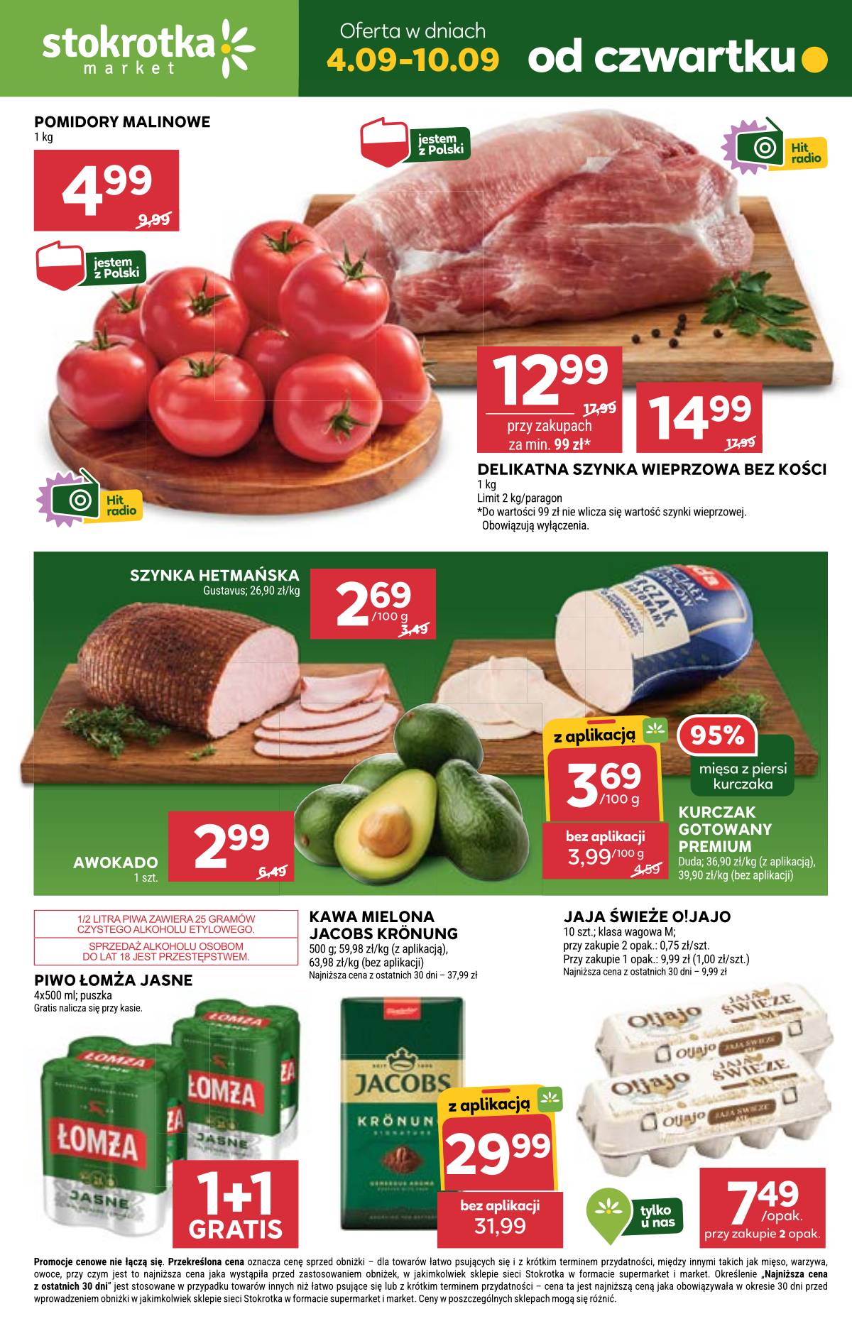 Stokrotka - Stokrotka Market akcijų leidinys 1 puslapis