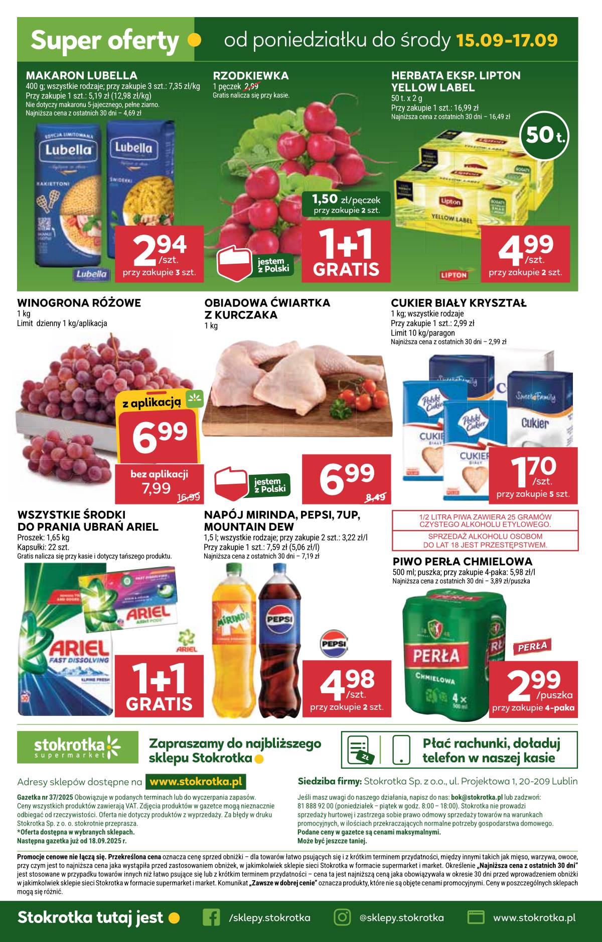 Stokrotka - Stokrotka Supermarket akcijų leidinys 48 puslapis