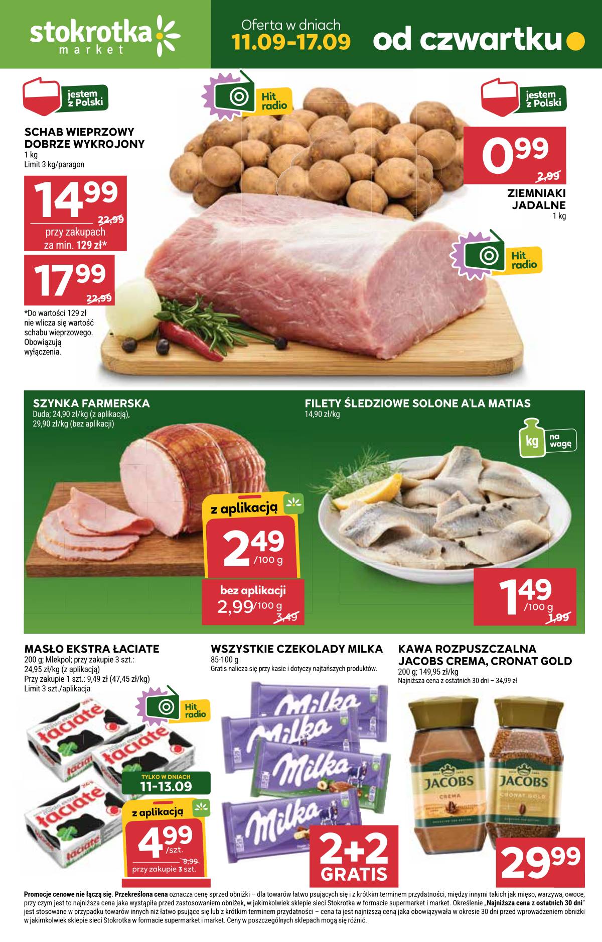Stokrotka - Stokrotka Market akcijų leidinys 1 puslapis
