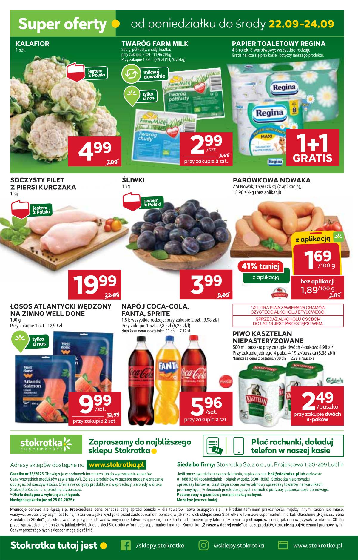 Stokrotka - Stokrotka Supermarket akcijų leidinys 48 puslapis