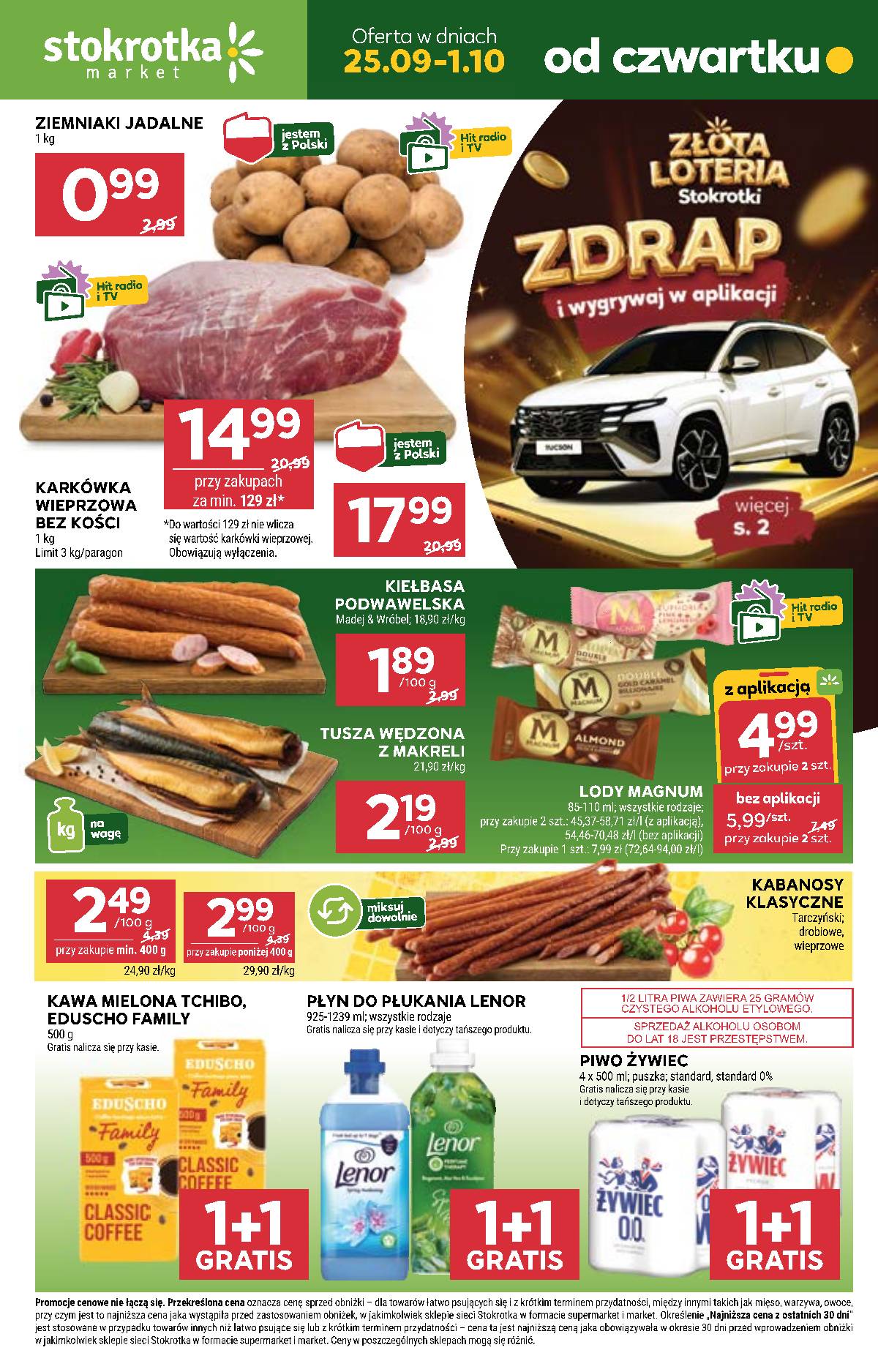 Stokrotka - Stokrotka Market akcijų leidinys 1 puslapis