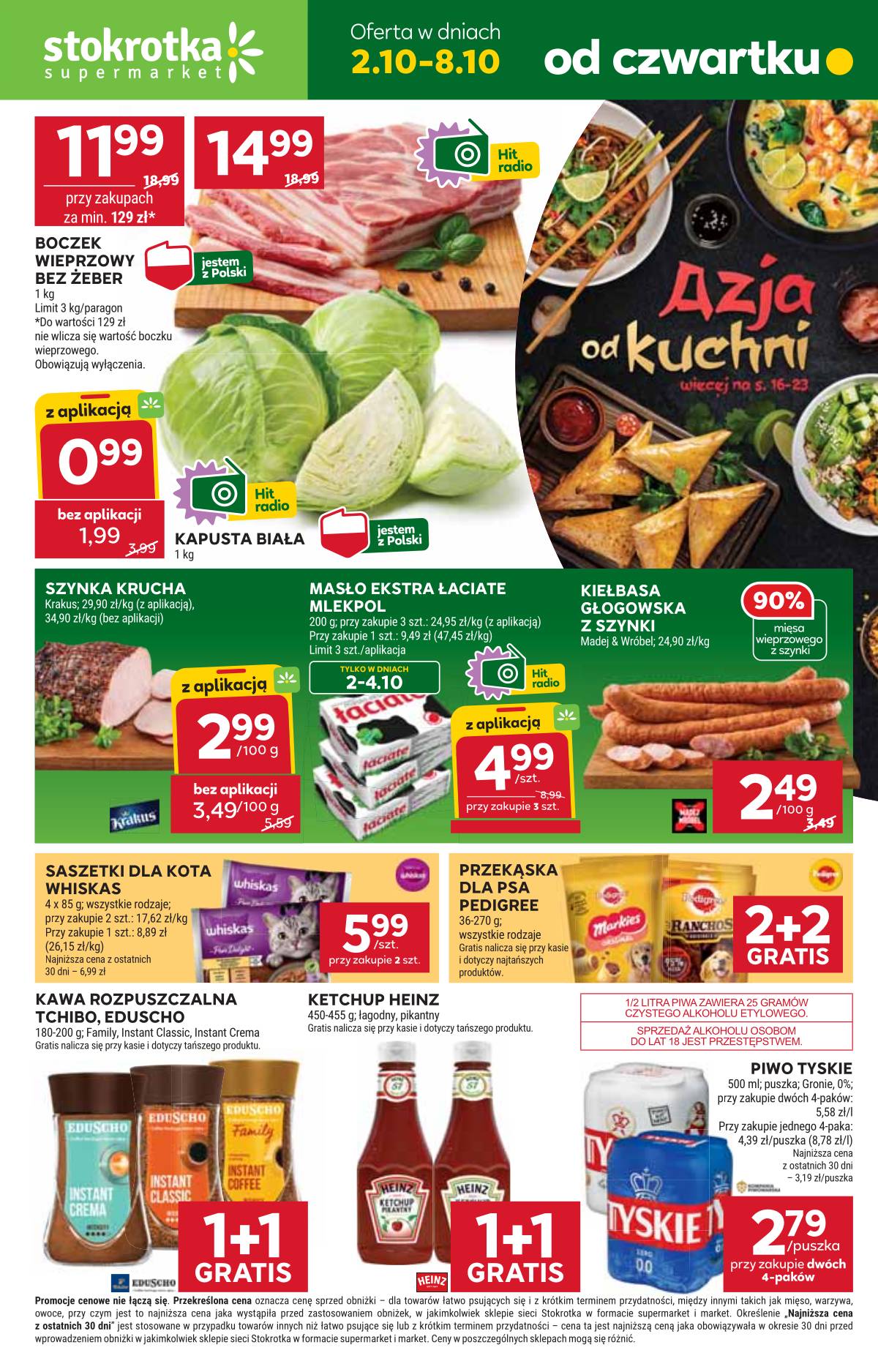 Stokrotka - Stokrotka Supermarket akcijų leidinys | 2025-10-02 - 2025-10-08 1 puslapis