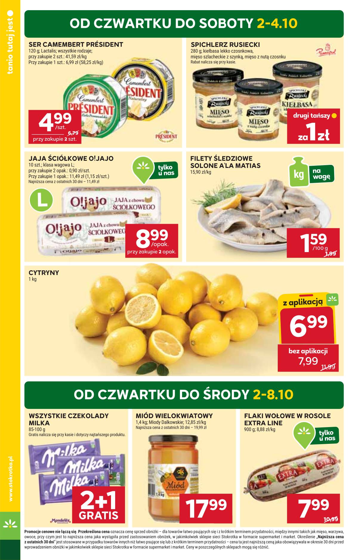 Stokrotka - Stokrotka Supermarket akcijų leidinys | 2025-10-02 - 2025-10-08 2 puslapis