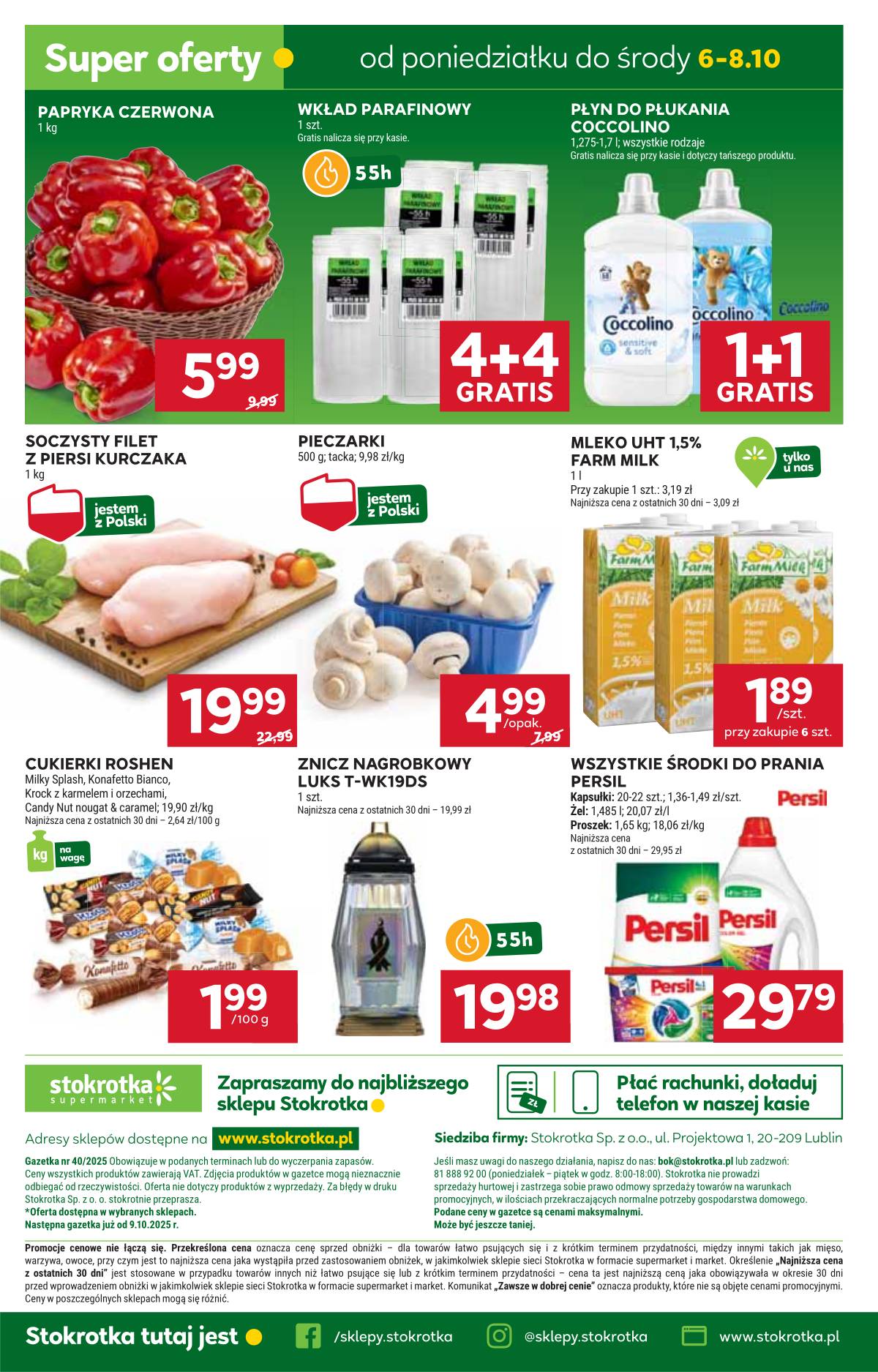 Stokrotka - Stokrotka Supermarket akcijų leidinys | 2025-10-02 - 2025-10-08 49 puslapis