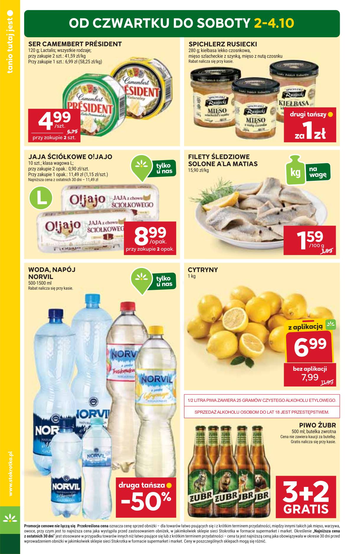 Stokrotka - Stokrotka Market akcijų leidinys | 2025-10-02 - 2025-10-08 2 puslapis