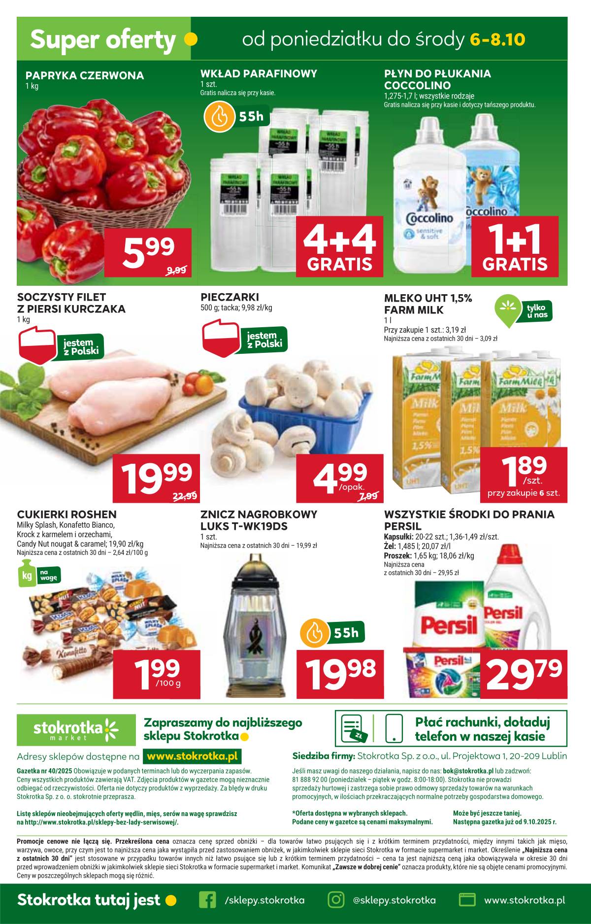 Stokrotka - Stokrotka Market akcijų leidinys | 2025-10-02 - 2025-10-08 34 puslapis