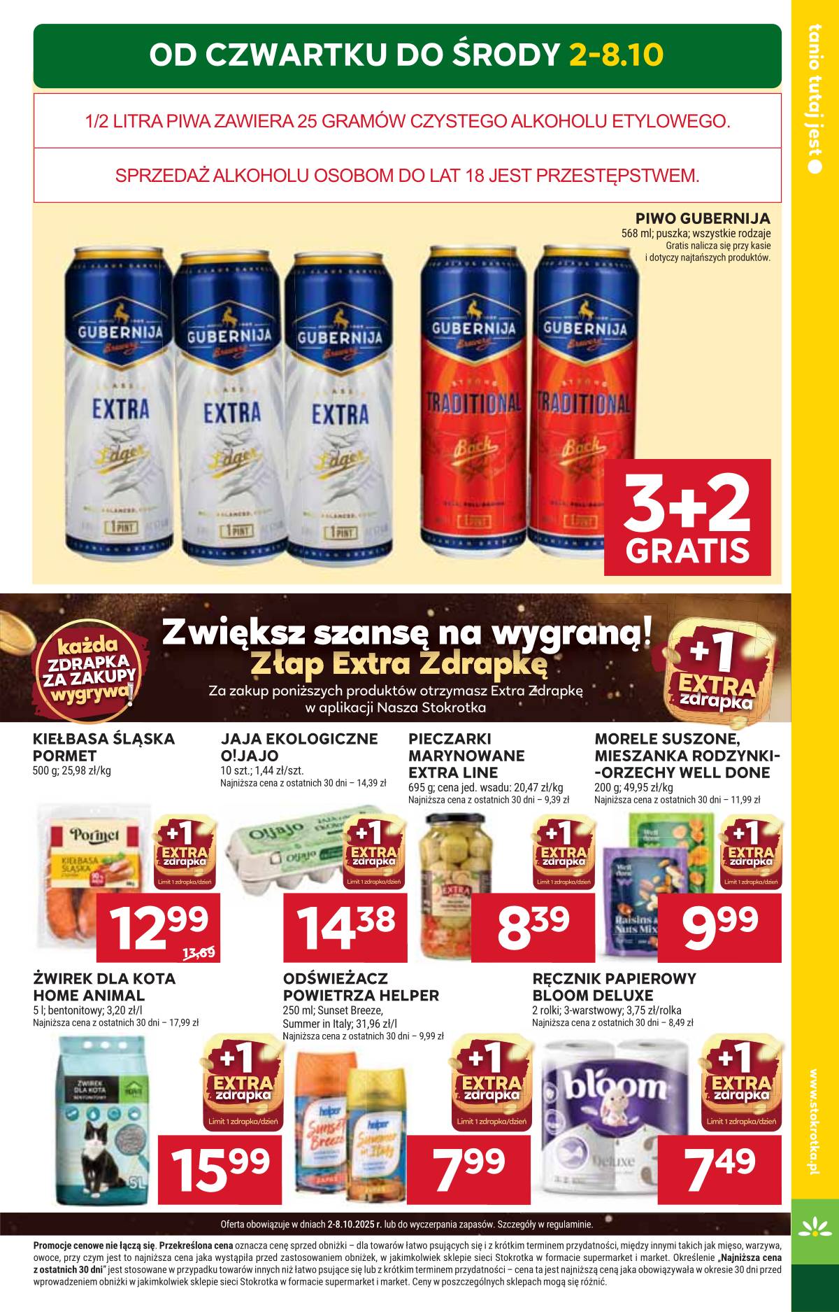 Stokrotka - Stokrotka Market akcijų leidinys | 2025-10-02 - 2025-10-08 5 puslapis