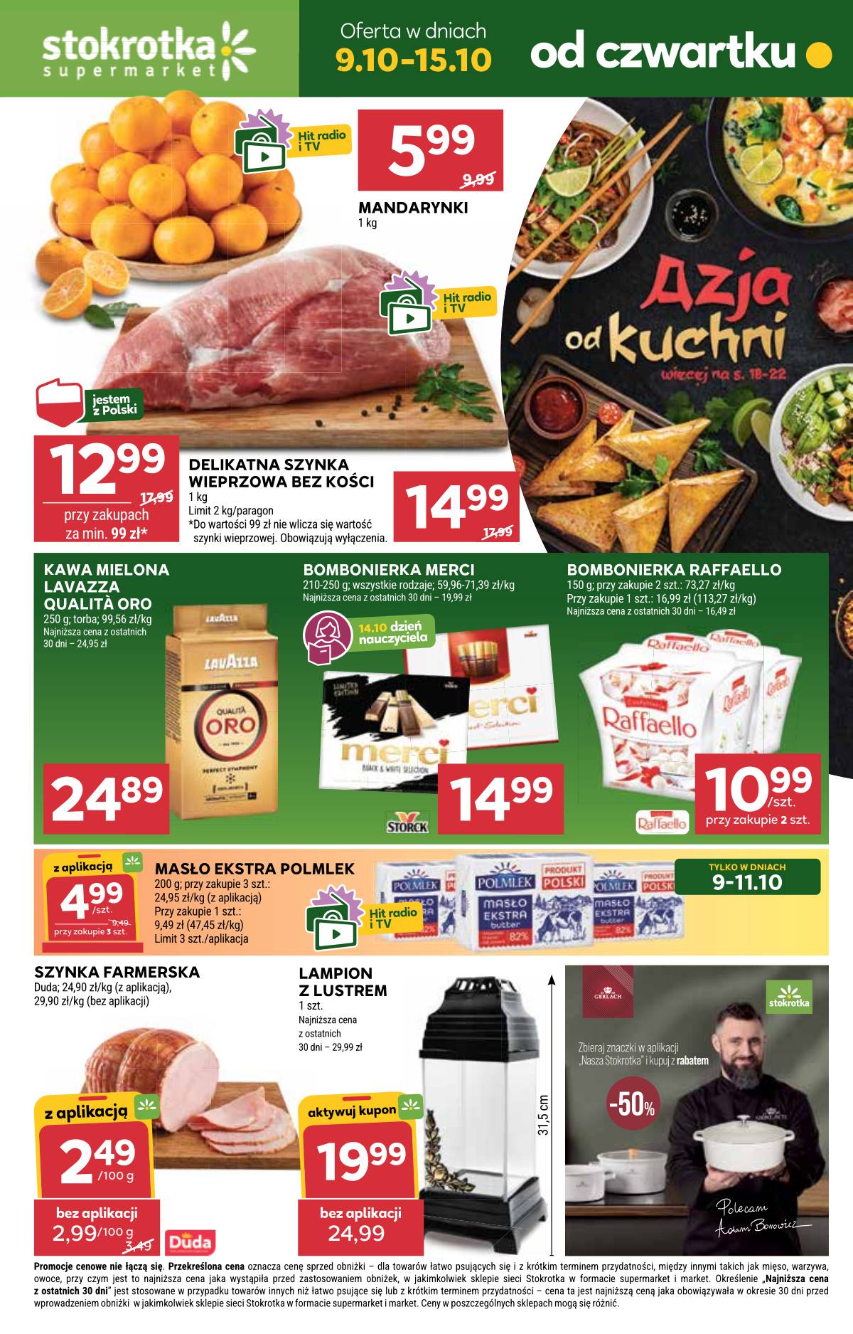 Stokrotka - Stokrotka Supermarket akcijų leidinys 1 puslapis