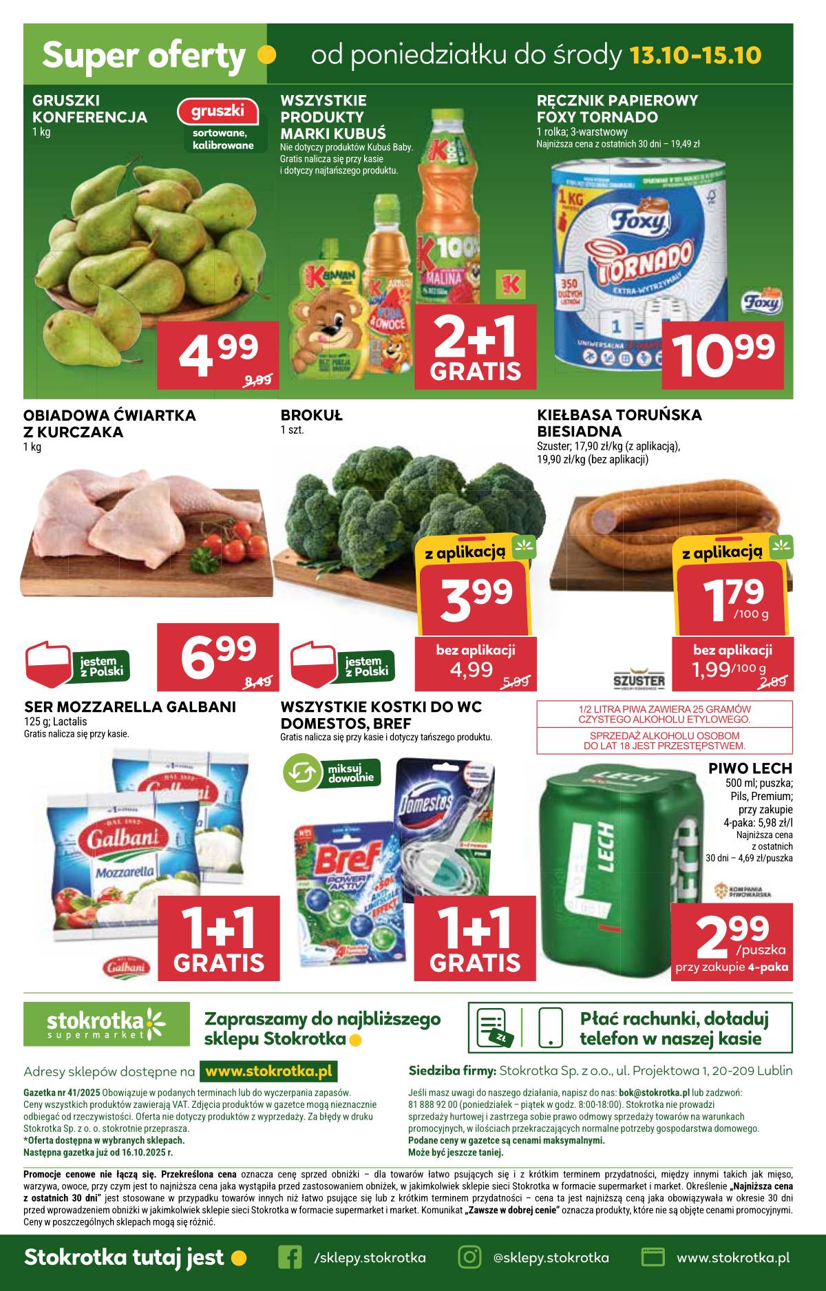 Stokrotka - Stokrotka Supermarket akcijų leidinys 48 puslapis