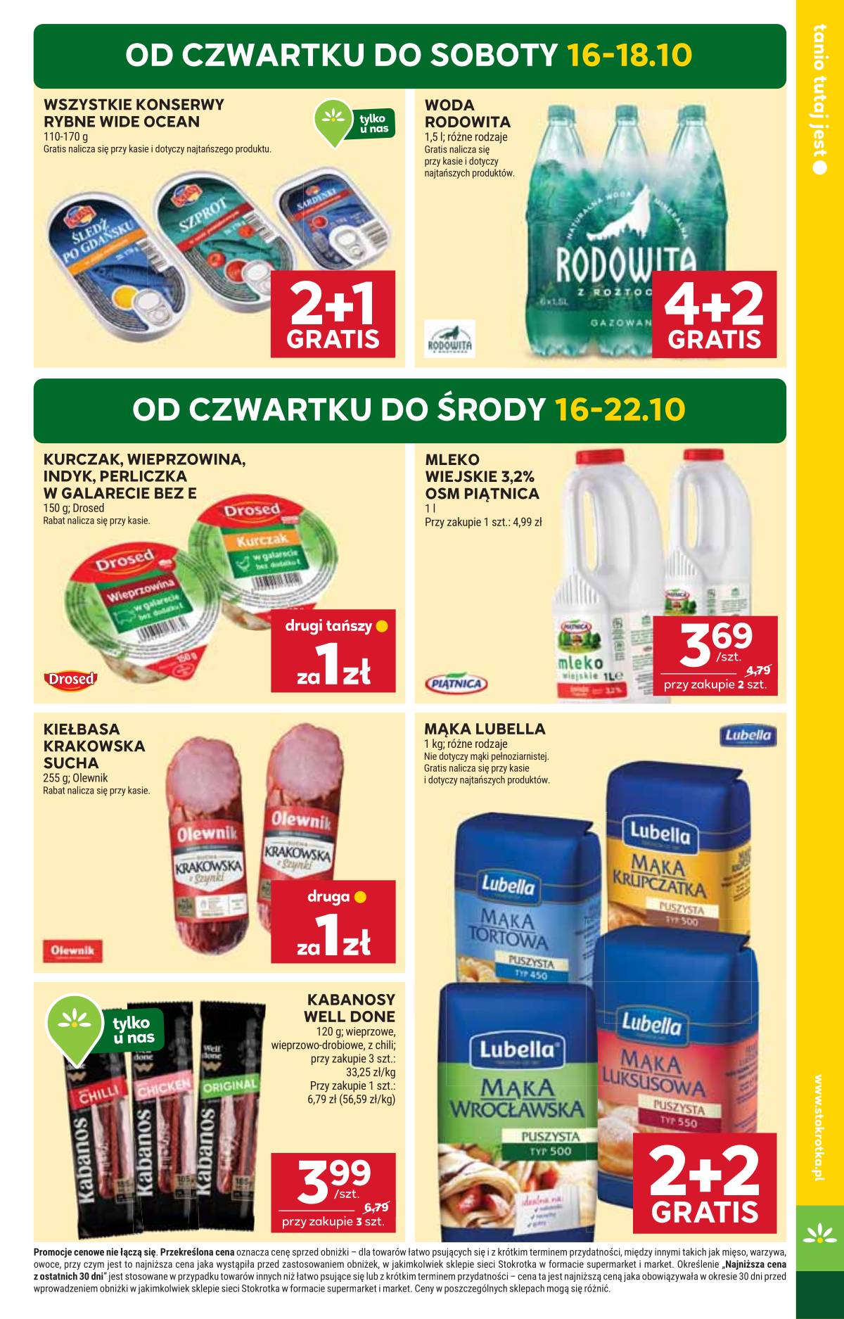 Stokrotka - Stokrotka Supermarket akcijų leidinys 3 puslapis