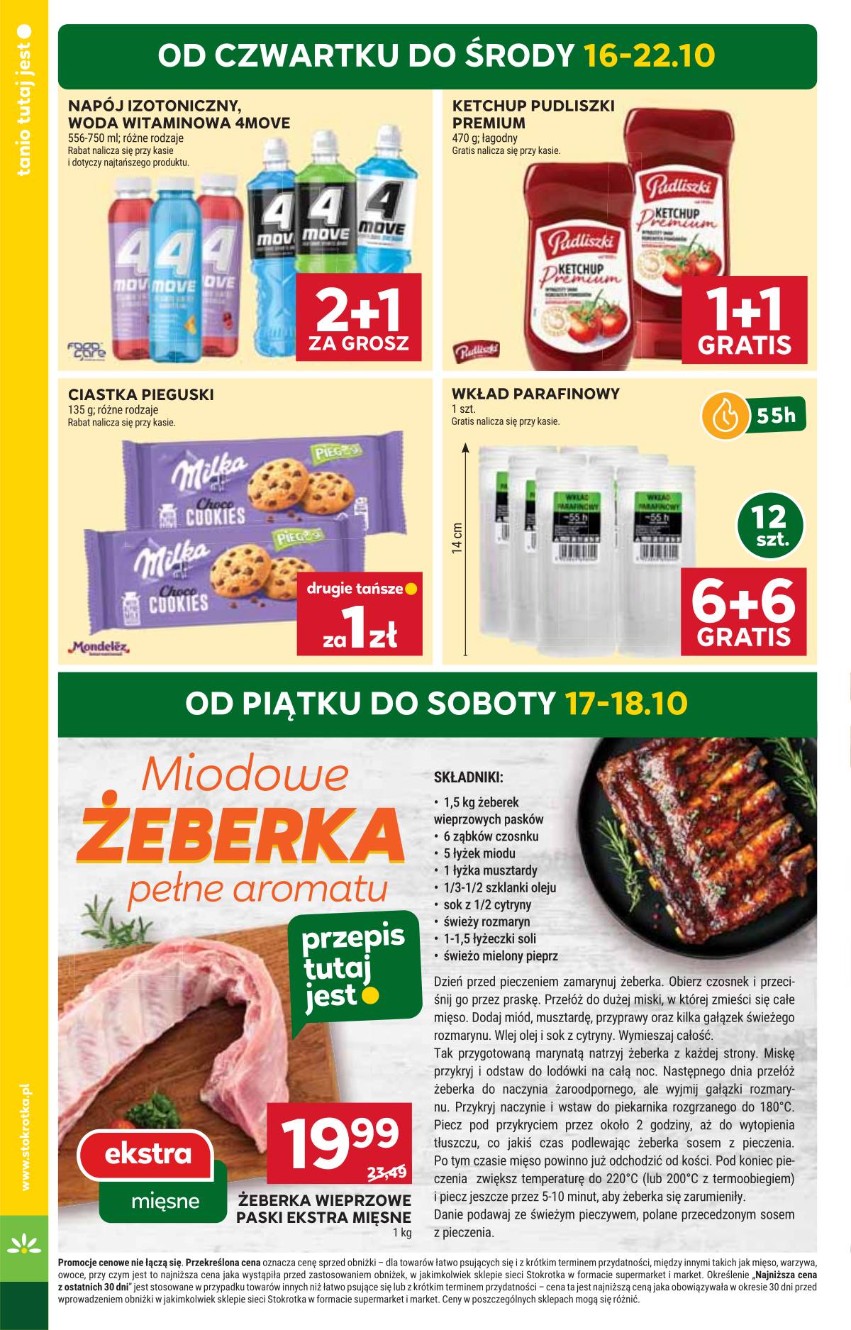 Stokrotka - Stokrotka Supermarket akcijų leidinys 4 puslapis