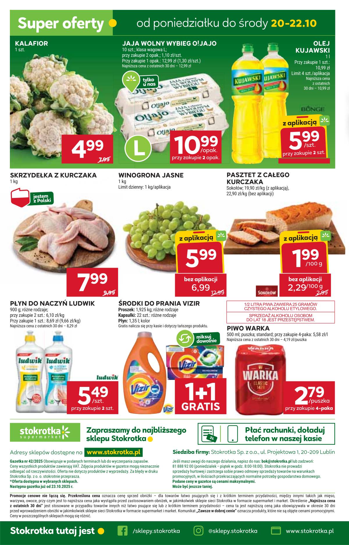 Stokrotka - Stokrotka Supermarket akcijų leidinys 40 puslapis