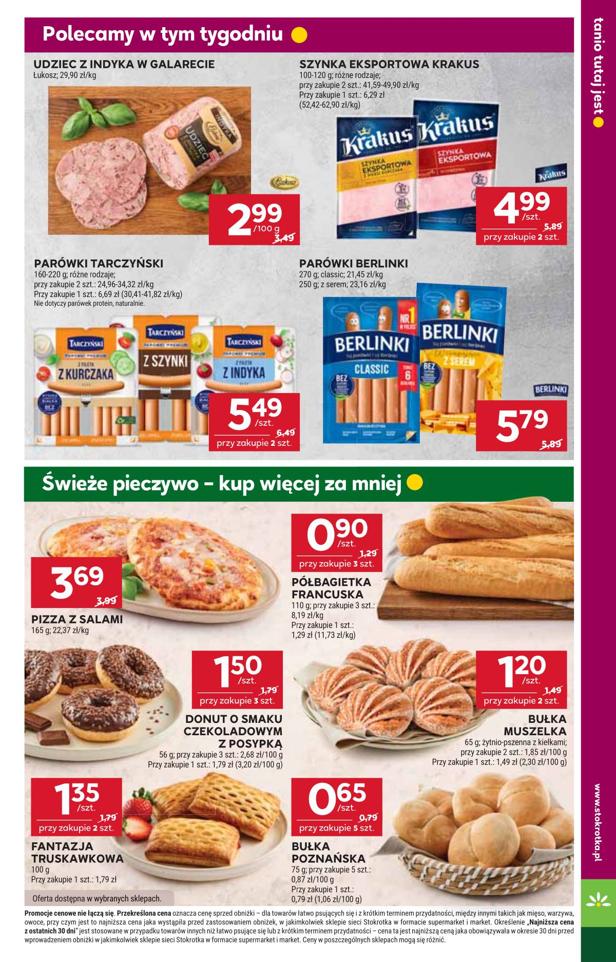 Stokrotka - Stokrotka Supermarket akcijų leidinys 9 puslapis