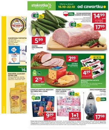 Stokrotka - Stokrotka Market akcijų leidinys 2025-10-16 – 2025-10-22