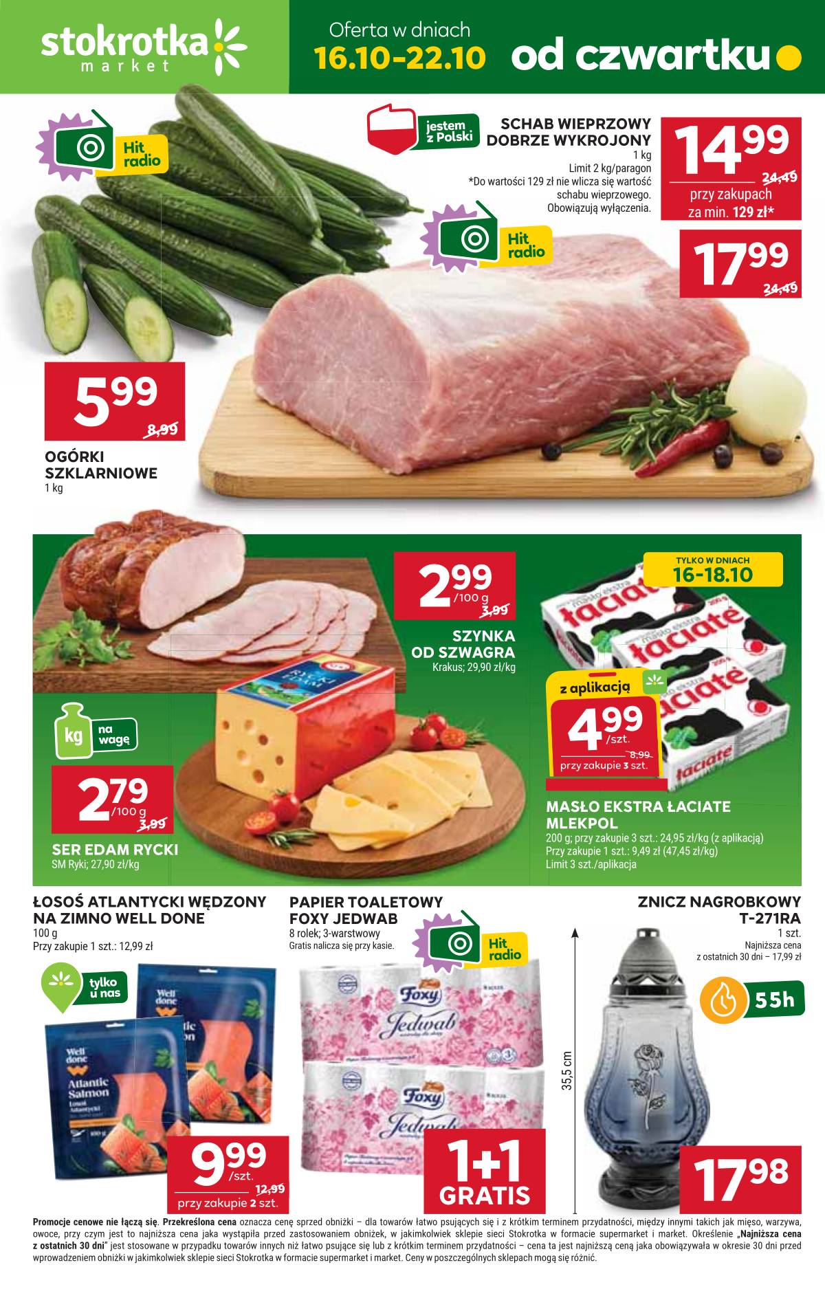Stokrotka - Stokrotka Market akcijų leidinys 1 puslapis