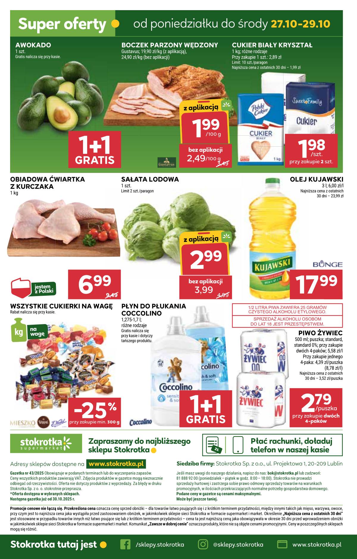 Stokrotka - Stokrotka Supermarket akcijų leidinys 42 puslapis