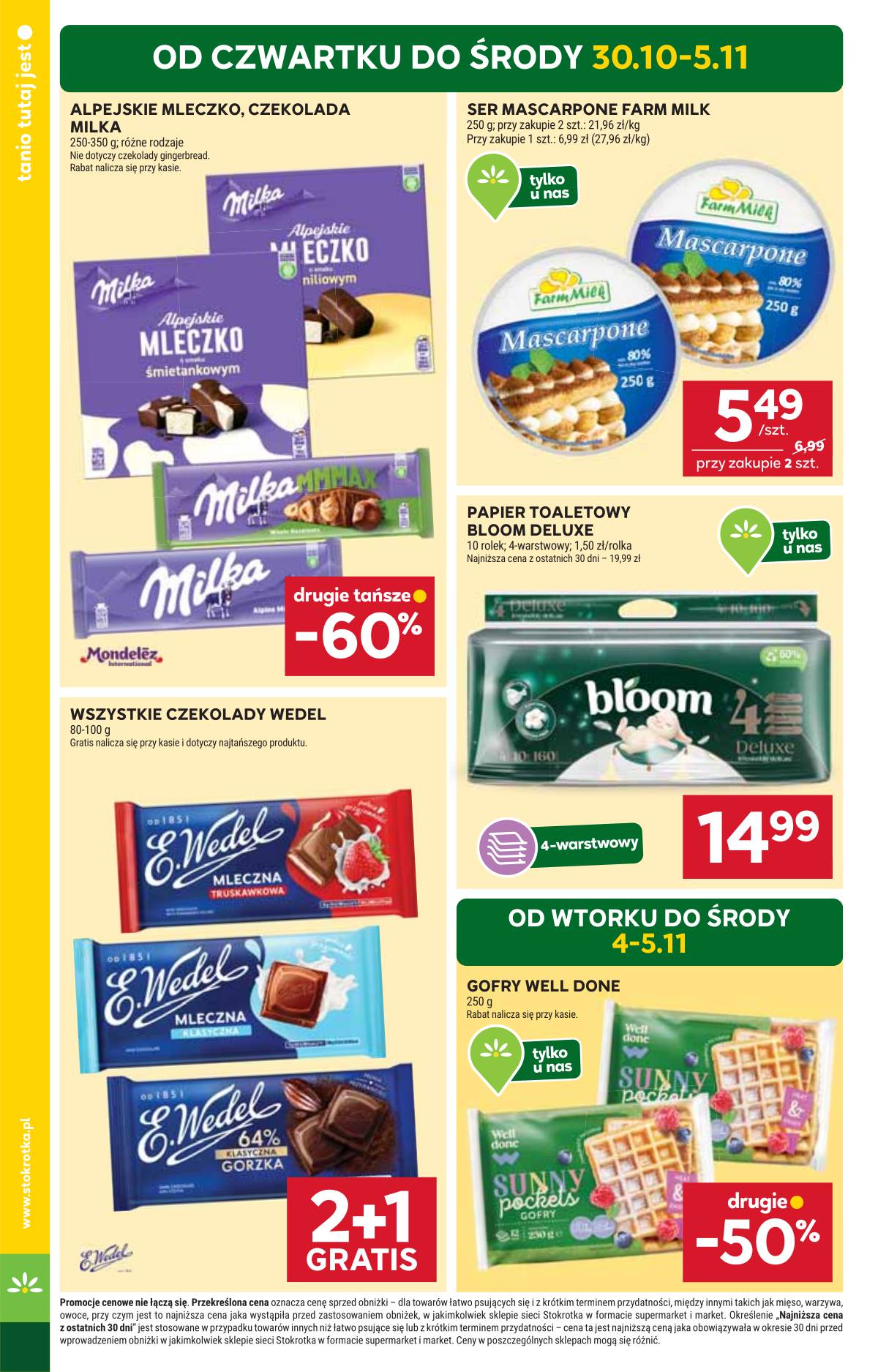 Stokrotka - Stokrotka Supermarket akcijų leidinys 4 puslapis
