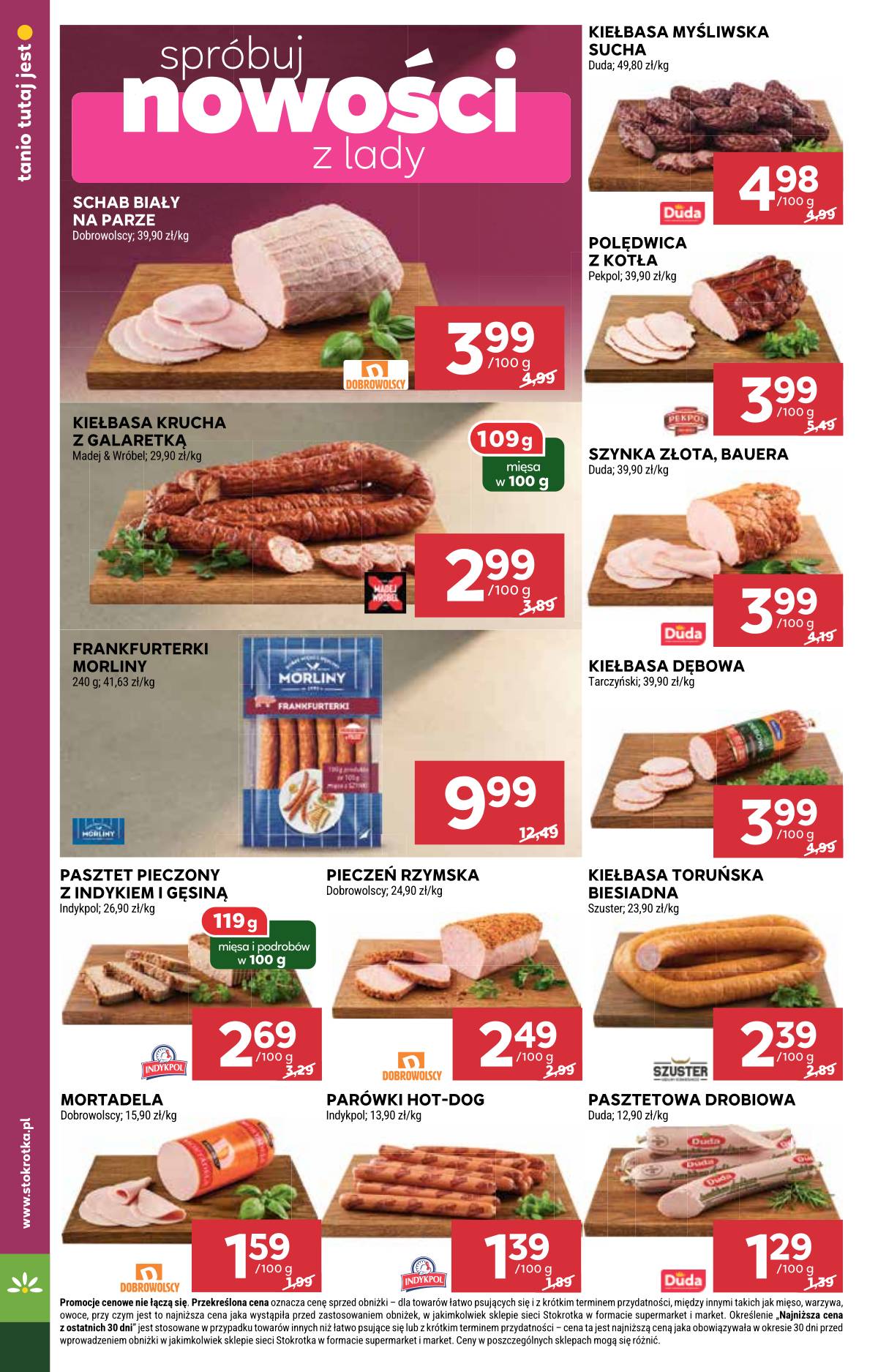 Stokrotka - Stokrotka Supermarket akcijų leidinys 10 puslapis