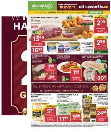 Stokrotka - Stokrotka Supermarket akcijų leidinys 2025-12-18 – 2025-12-21