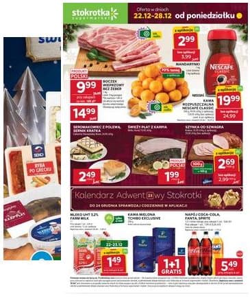Stokrotka - Stokrotka Supermarket akcijų leidinys 2025-12-22 – 2025-12-28