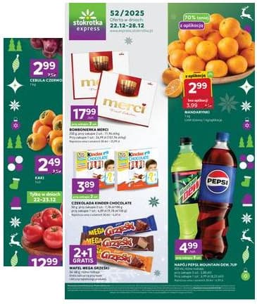 Stokrotka - Stokrotka Express akcijų leidinys 2025-12-22 – 2025-12-28