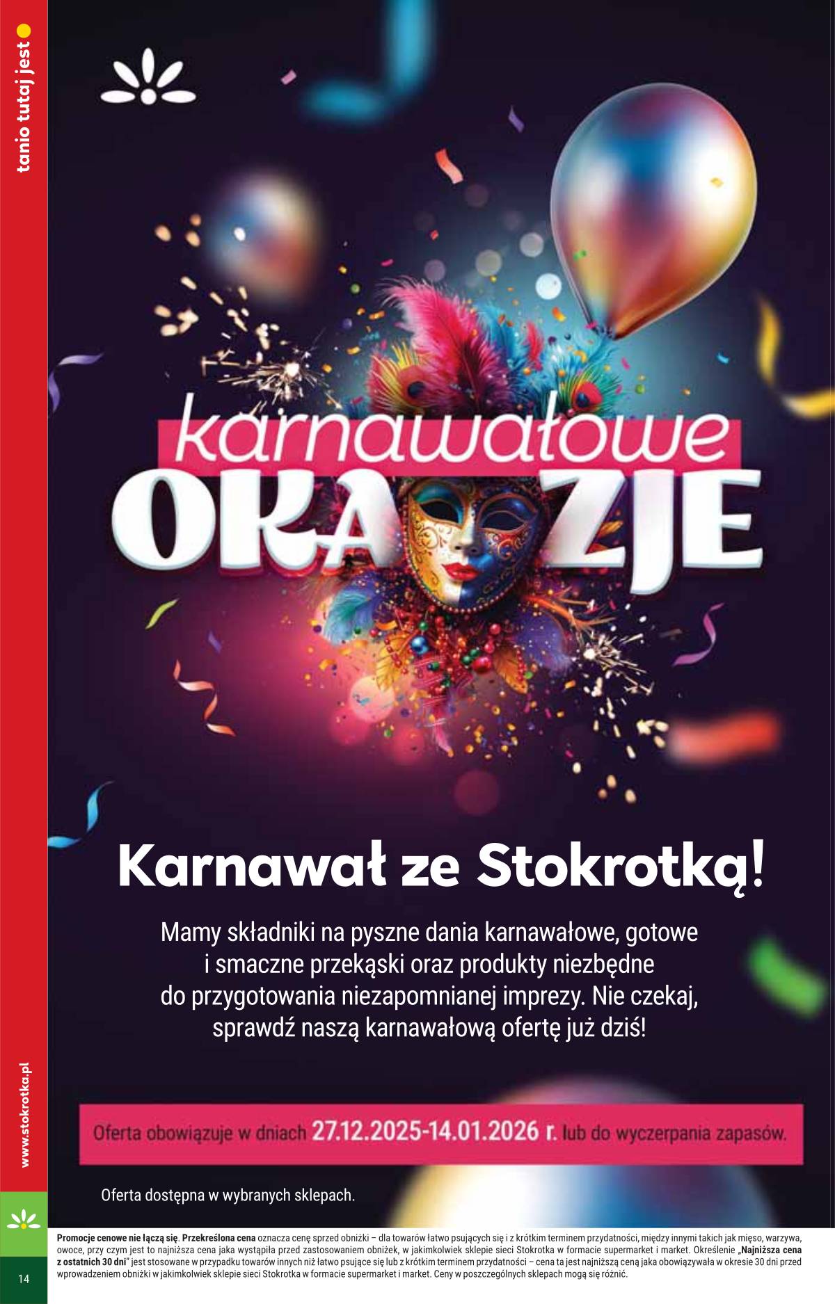Stokrotka - Stokrotka Supermarket akcijų leidinys 16 puslapis
