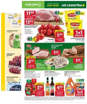 Stokrotka - Stokrotka Market akcijų leidinys 2026-01-08 – 2026-01-14