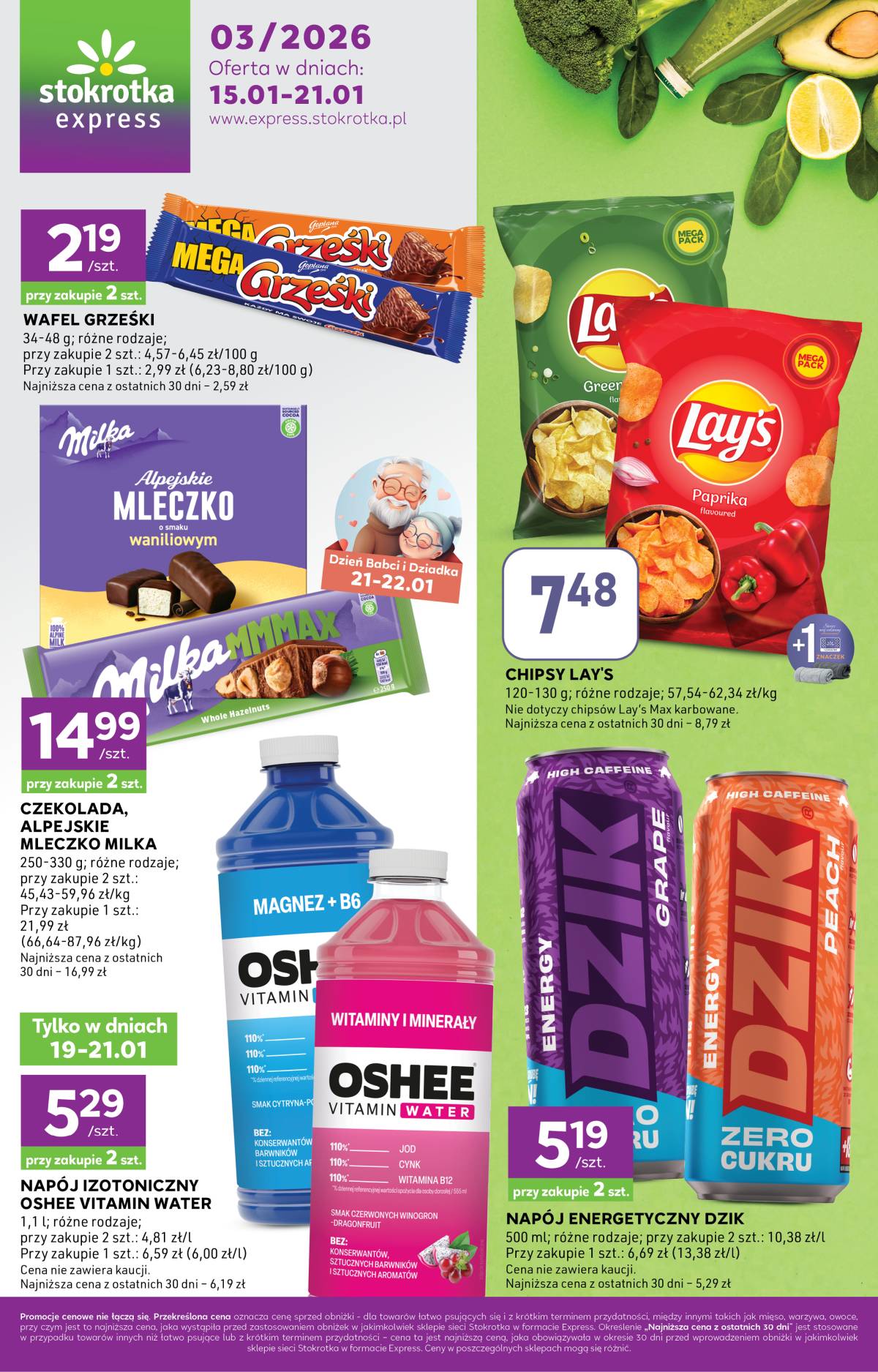 Stokrotka - Stokrotka Express akcijų leidinys 1 puslapis