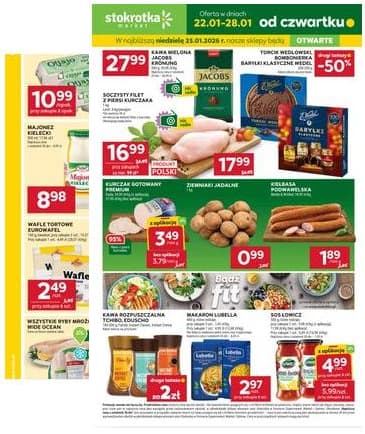 Stokrotka - Stokrotka Market akcijų leidinys 2026-01-22 – 2026-01-28