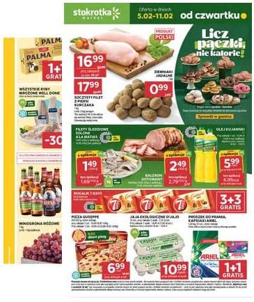 Stokrotka - Stokrotka Market akcijų leidinys 2026-02-05 – 2026-02-11