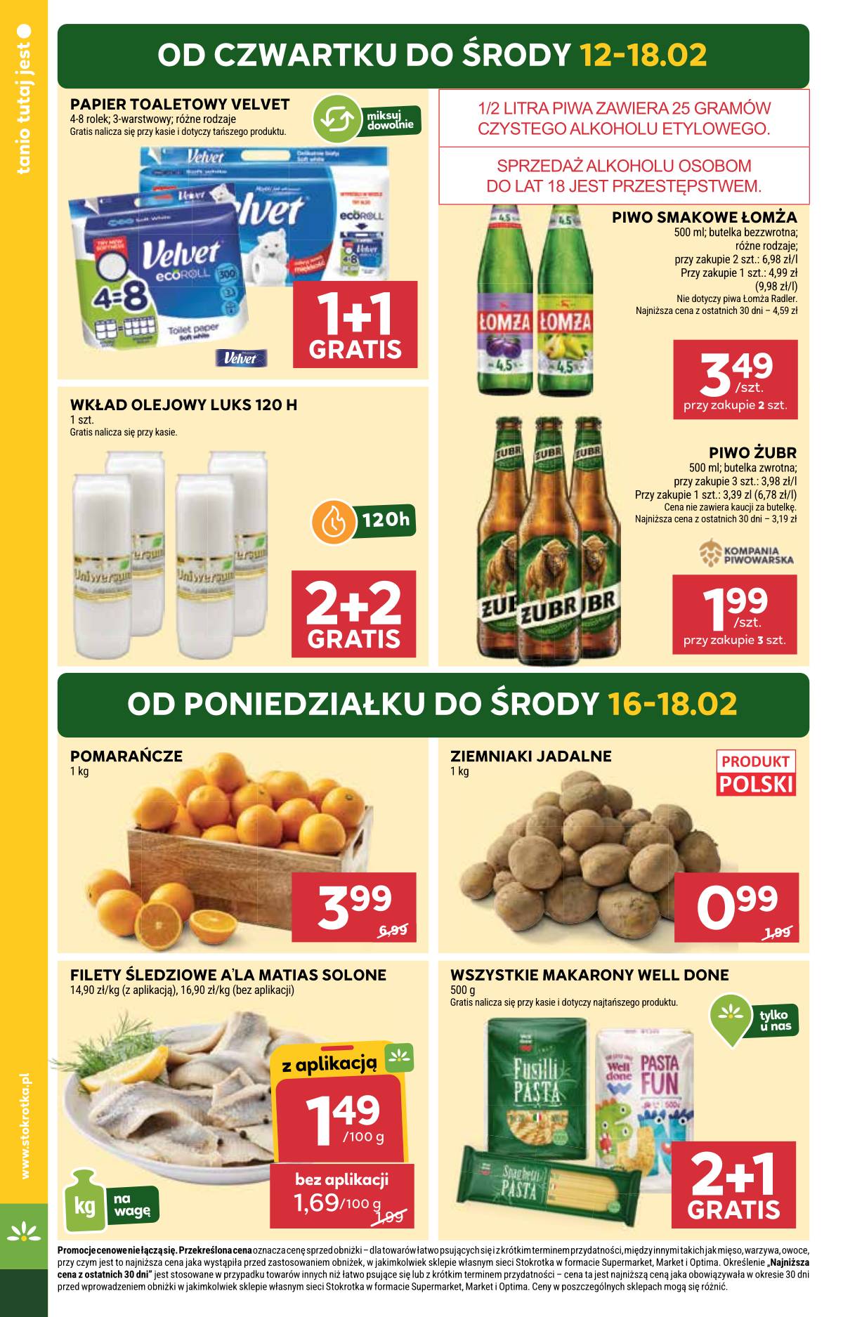 Stokrotka - Stokrotka Supermarket akcijų leidinys 4 puslapis
