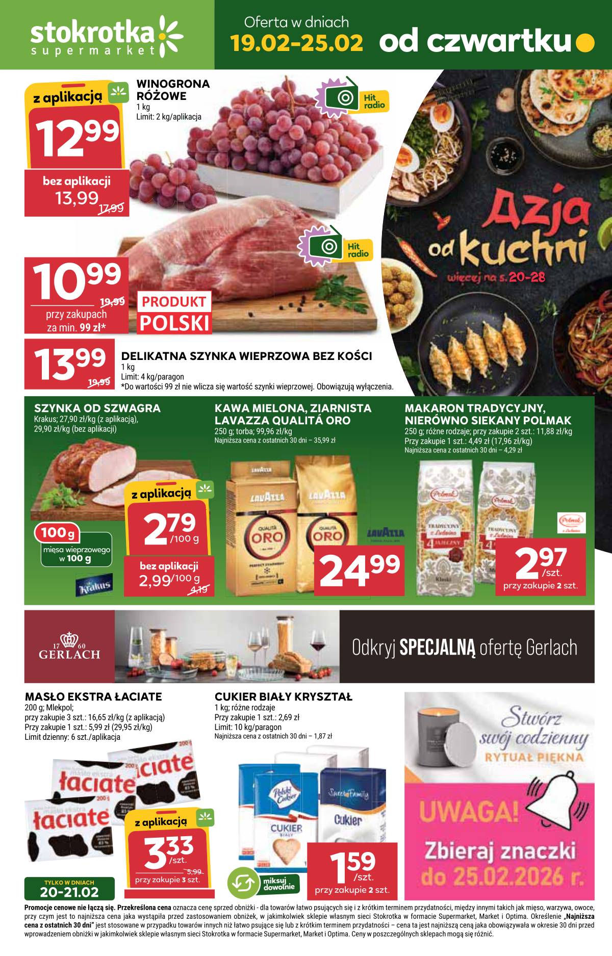 Stokrotka - Stokrotka Supermarket akcijų leidinys 1 puslapis