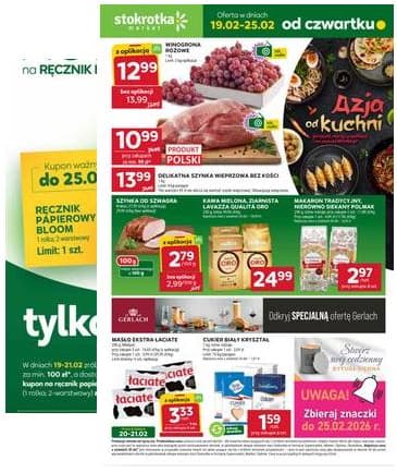 Stokrotka - Stokrotka Market akcijų leidinys 2026-02-19 – 2026-02-25