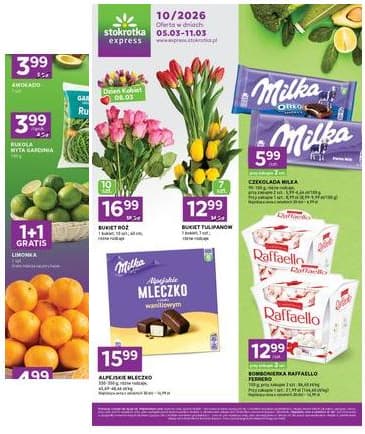 Stokrotka - Stokrotka Express akcijų leidinys 2026-03-05 – 2026-03-11