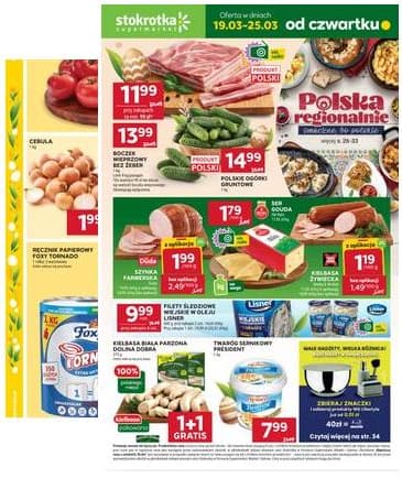 Stokrotka - Stokrotka Supermarket akcijų leidinys 2026-03-19 – 2026-03-25
