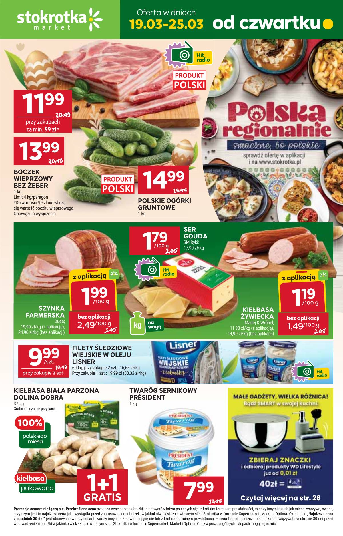 Stokrotka - Stokrotka Market akcijų leidinys 1 puslapis