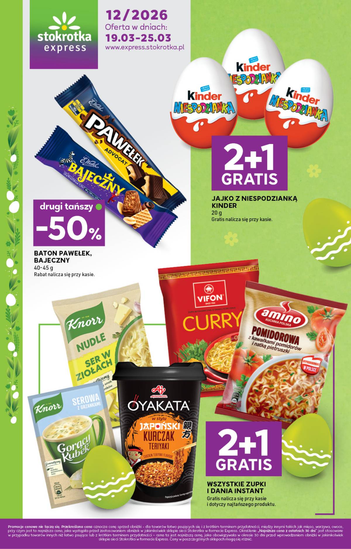 Stokrotka - Stokrotka Express akcijų leidinys 1 puslapis