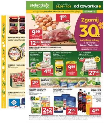 Stokrotka - Stokrotka Market akcijų leidinys 2026-03-26 – 2026-04-01