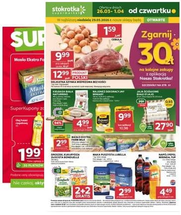 Stokrotka - Stokrotka Supermarket akcijų leidinys 2026-03-26 – 2026-04-01