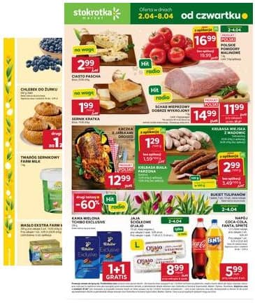 Stokrotka - Stokrotka Market akcijų leidinys 2026-04-02 – 2026-04-08