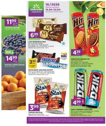 Stokrotka - Stokrotka Express akcijų leidinys 2026-04-16 – 2026-04-22