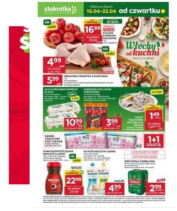 Stokrotka - Stokrotka Supermarket akcijų leidinys 2026-04-16 – 2026-04-22