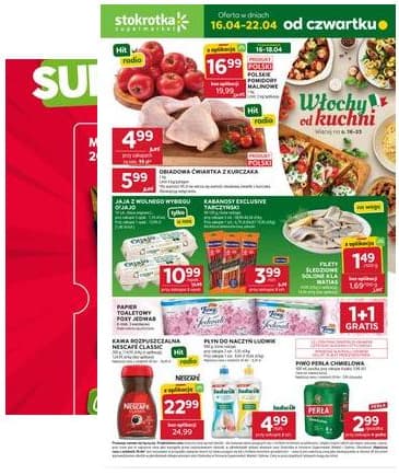 Stokrotka - Stokrotka Supermarket akcijų leidinys 2026-04-16 – 2026-04-22